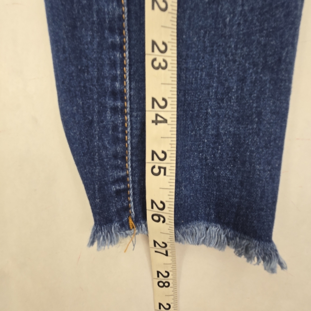 Thread & Others Jeans 3/26High Rise Button Fly Distressed Stretch Ankle Skinny - Picture 8 of 9